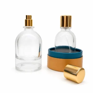 Perfume Aluminum Caps Perfume bottle with custom aluminum cap for fragrance packaging